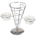 Topchef 9 in. x 5 in. x 8.5 in. Chrome Works French Fry Set TO70241